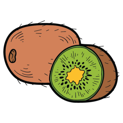 Intermediate English Vocabulary Fruit Pictionary Kiwi