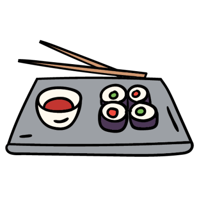 Intermediate English Vocabulary Food Pictionary Sushi