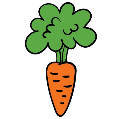 Basic Vocabulary Fruit and Vegetables Pictionary Carrot